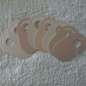 3 Sprouts Neutral Closet Dividers Set